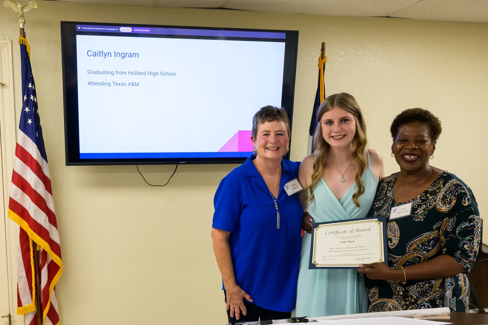 Bell County Texas Democratic Women Scholarships