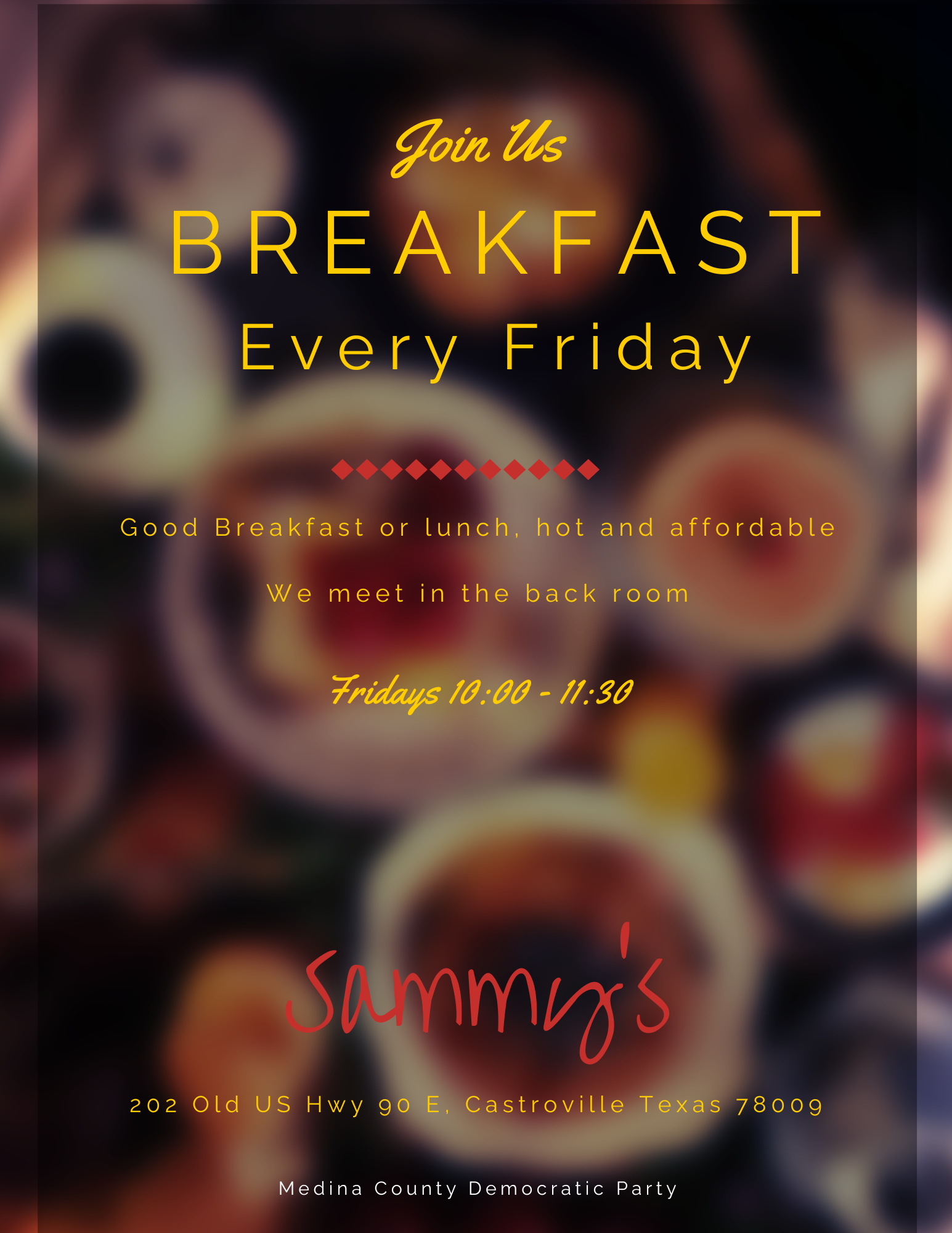 Breakfast Every Friday